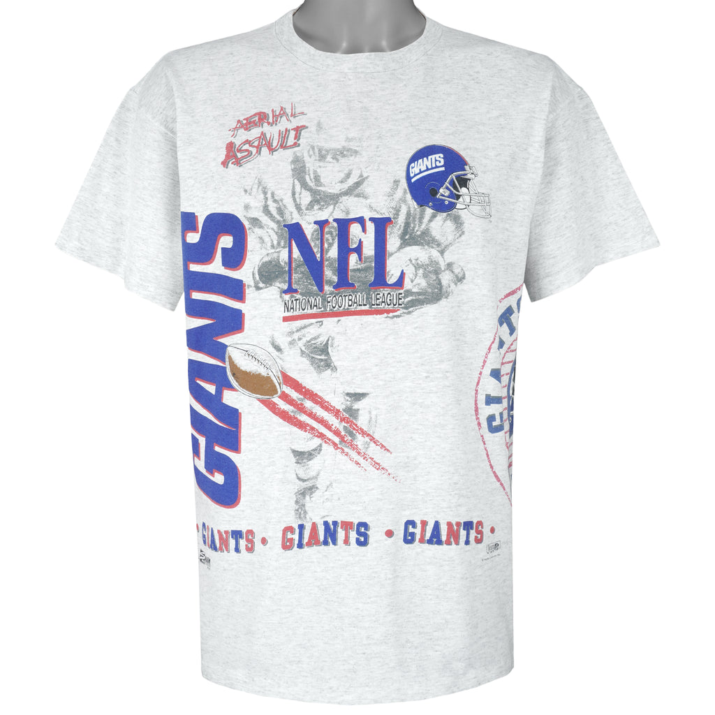 NFL (Salem) - New York Giants Single Stitch T-Shirt 1991 X-Large Vintage Retro Football