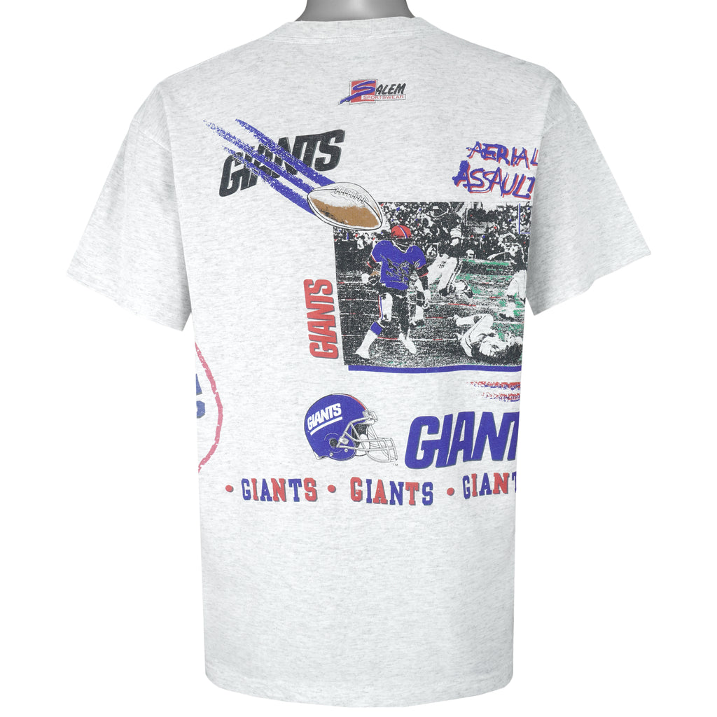 NFL (Salem) - New York Giants Single Stitch T-Shirt 1991 X-Large Vintage Retro Football