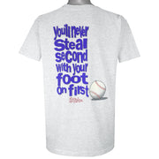 Vintage (No Fear) - White No Fear Gear Baseball T-Shirt 1990s Large Vintage Retro