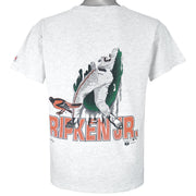MLB (Nutmeg) - Baltimore Orioles, Cal Ripken Jr. Breakout T-Shirt 1990s X-Large Vintage Retro Baseball