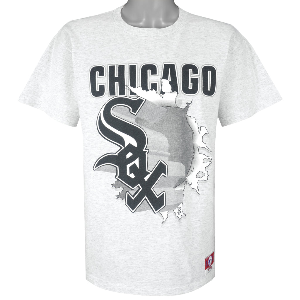 MLB (Nutmeg) - Chicago White Sox Breakout T-Shirt 1990s Large Vintage Retro Baseball