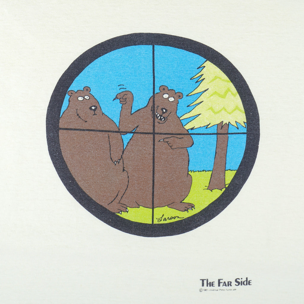 Vintage (The Far Side) - The Bear And His Friend T-Shirt 1985 Large Vintage Retro