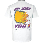 NBA (Nutmeg) - Grey Phoenix Suns T-Shirt 1990s Large Vintage Retro Basketball