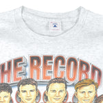 NHL - Red Wings The Record Victories Detroit Caricature T-Shirt 1996 X-Large Vintage Retro Hockey