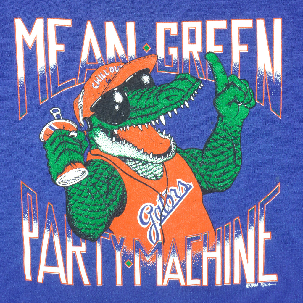 NCAA (Sport Wear) - Florida Gators Party Machine Single Stitch T-Shirt 1988 Large Vintage Retro College