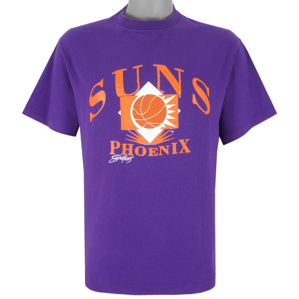 NBA (Trench) - Phoenix Suns Signatures T-Shirt 1990s Large Vintage Retro Basketball