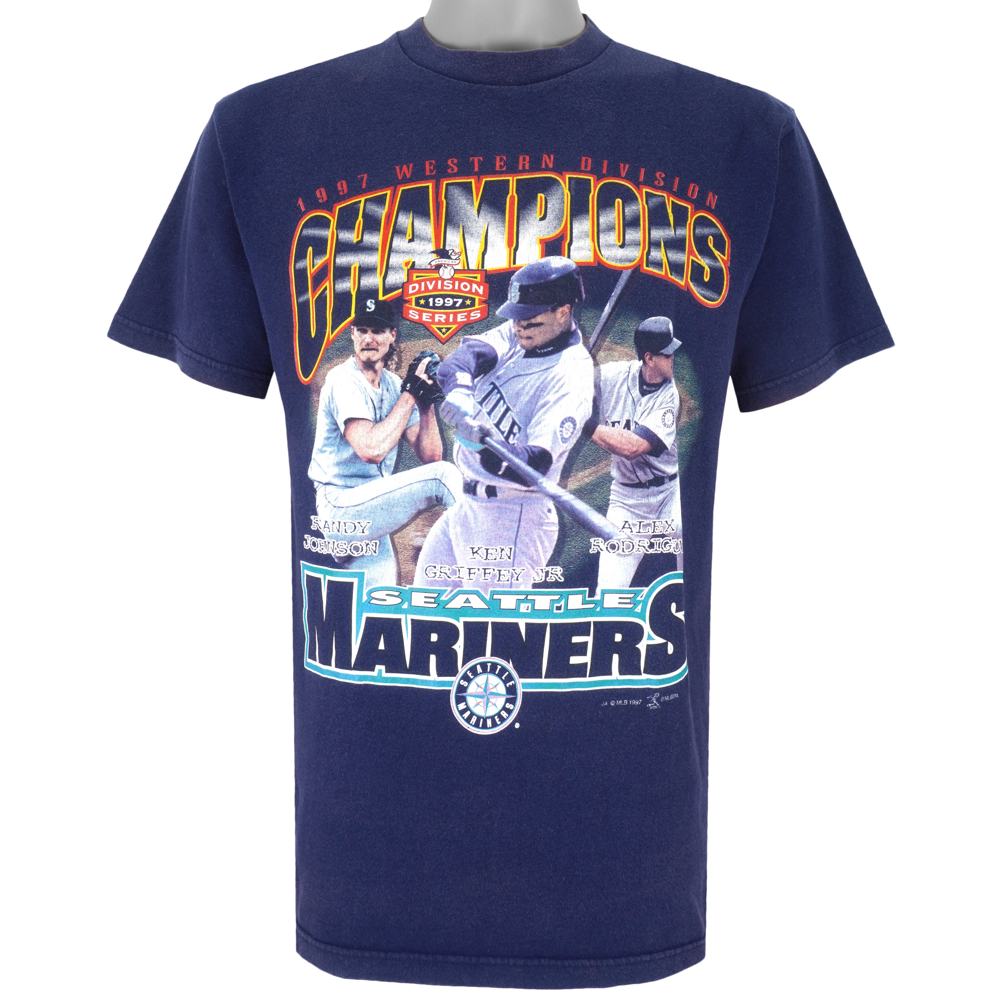Ken Griffey Jr Nike Mariners Short Sleeve Tee T-Shirt Men's