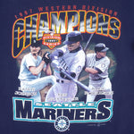 MLB - Seattle Mariners Randy Ken Alex Single Stitch T-Shirt 1997 Large Vintage Retro Baseball