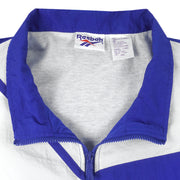 Reebok - Blue Kamikaze Embroidered Windbreaker 1990s XX-Large Vintage Rrtro