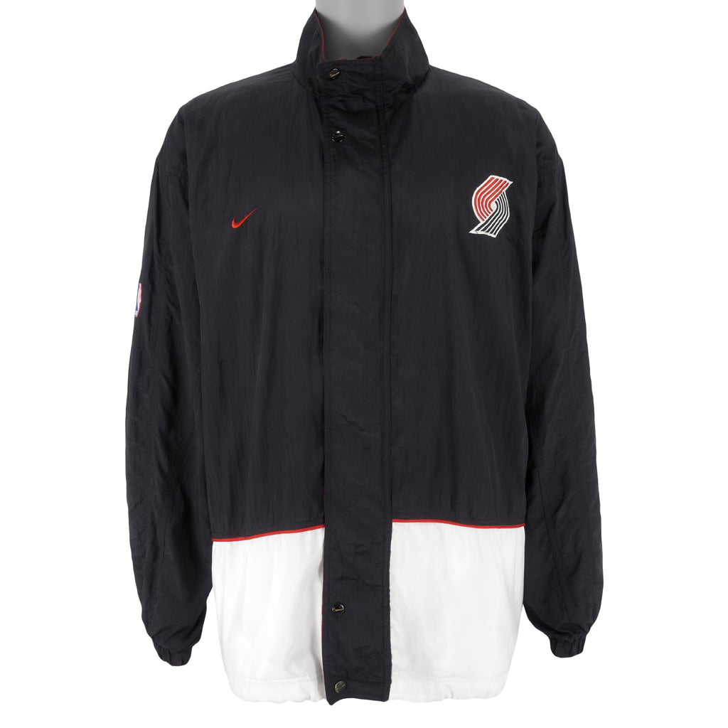 Nike - Portland Blazers Zip Up Jacket 1990s X-Large Vintage Retro Basketball