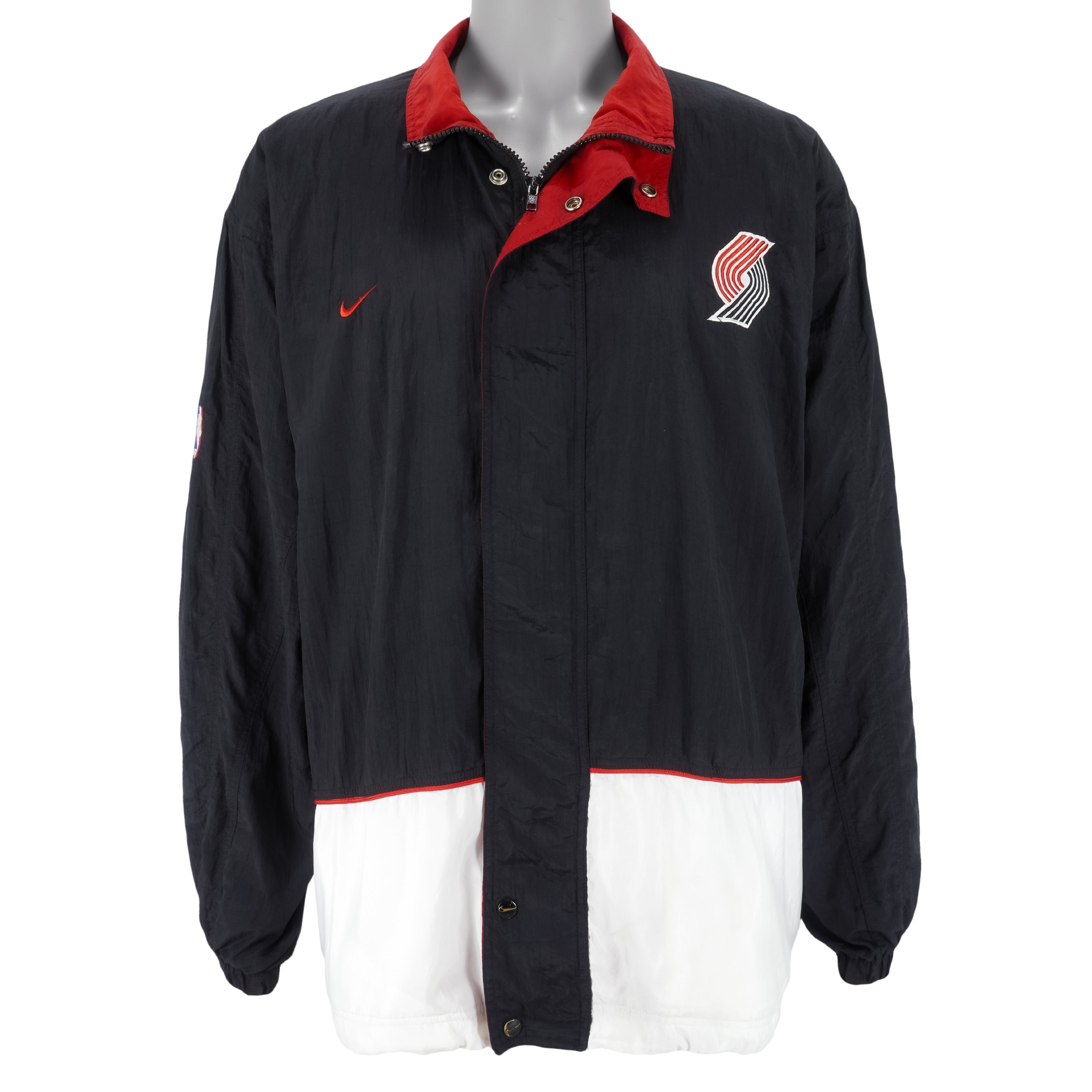 Nike - Portland Blazers Zip Up Jacket 1990s X-Large Vintage Retro Basketball