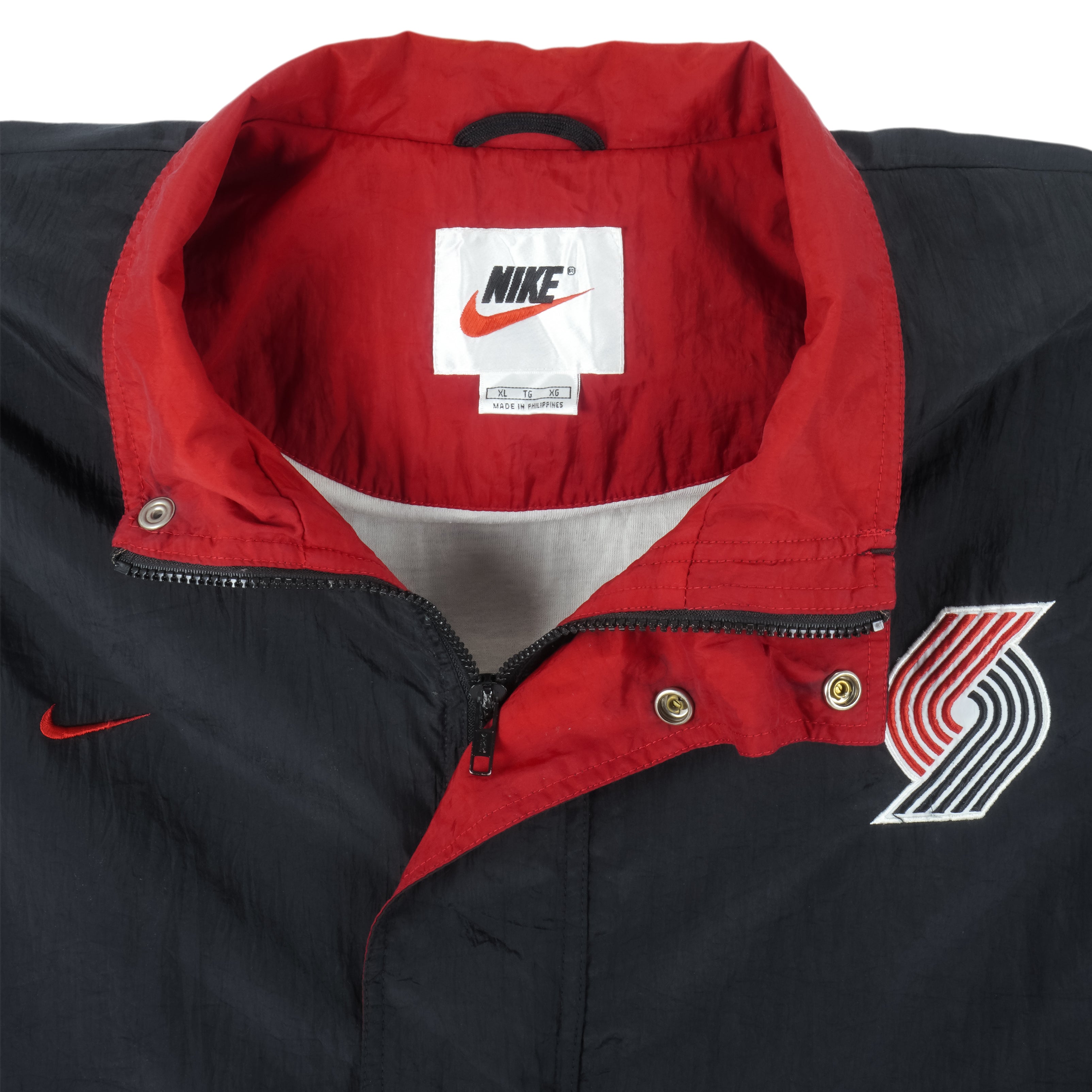 Nike - Portland Blazers Zip Up Jacket 1990s X-Large Vintage Retro Basketball