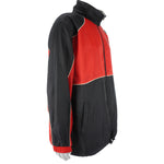 NFL - Red & Black Atlanta Falcons Zip-Up Windbreaker 1990s Medium Vintage Retro Football