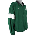 Reebok - Michigan State Spartans Zip-Up Windbreaker 1990s X-Large Vintage Retro College
