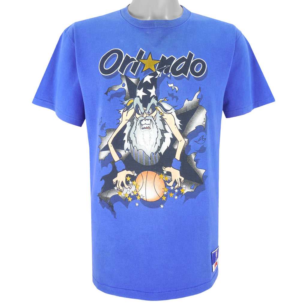NBA (Nutmeg) - Orlando Magic Breakout T-Shirt 1990s Medium Vintage Retro Basketball