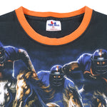 NFL (Tee Jays) - Denver Broncos Big Logo T-Shirt 1990s X-Large Vintage Retro Football