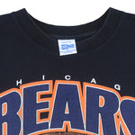 NFL (Salem) - Blue Chicago Bears Animal Printed T-Shirt 1992 Large Vintage Retro Football