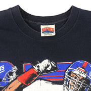 NFL (Nutmeg) - New York Giants Lawrence Taylor T-Shirt 1990s Medium Vintage Retro Football