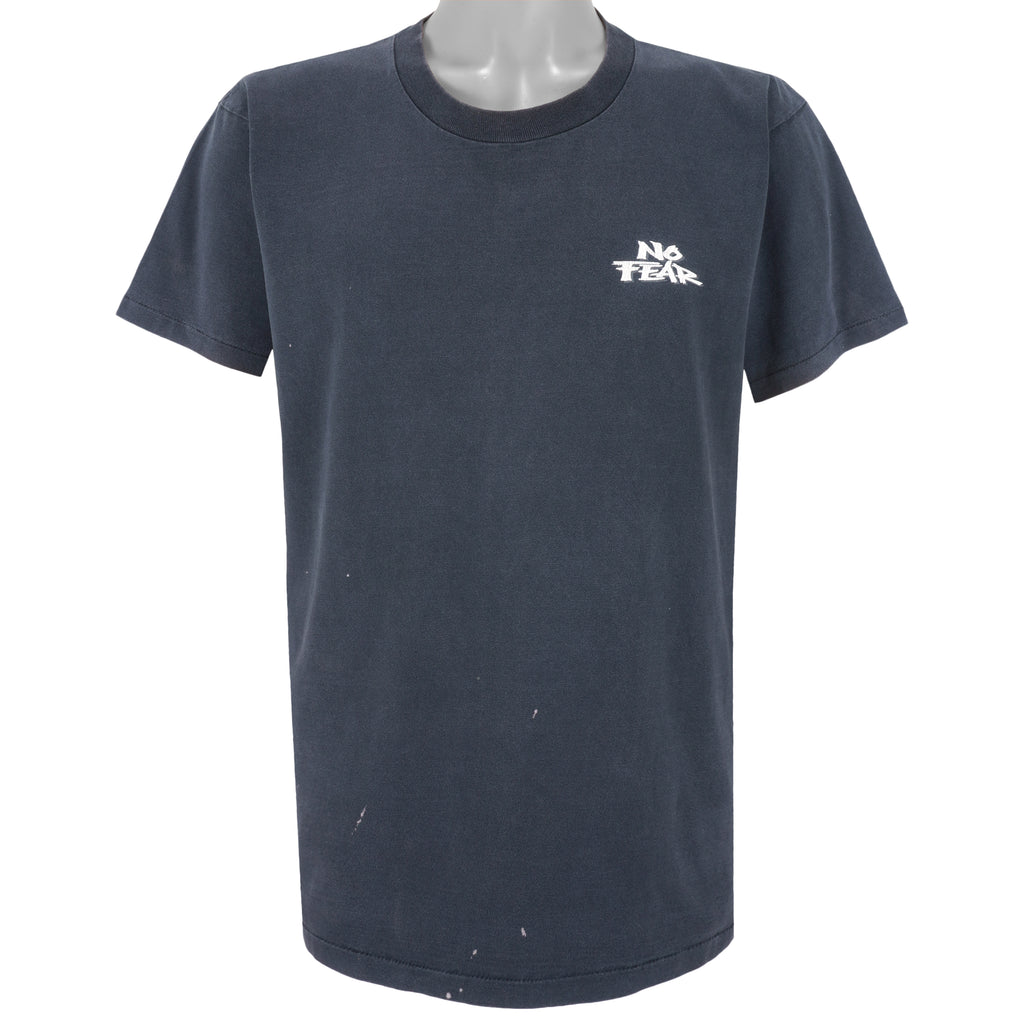 Vintage (No Fear) - Botton of The Ninth Single Stitch T-Shirt 1990s Large Vintage Retro