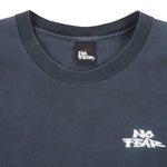 Vintage (No Fear) - Bottom of The Ninth Single Stitch T-Shirt 1990s Large Vintage Retro