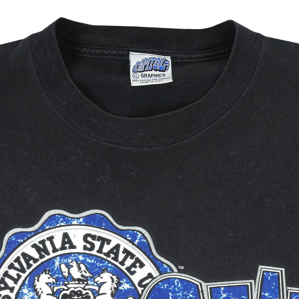 NCAA - The Penn State University Single Stitch T-Shirt 1990s X-Large Vintage Retro College