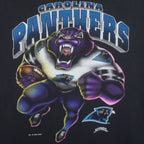 NFL (Nutmeg) - Carolina Panthers Single Stitch T-Shirt 1993 X-Large Vintage Retro Football