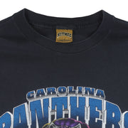 NFL (Nutmeg) - Carolina Panthers Single Stitch T-Shirt 1993 X-Large Vintage Retro Football