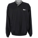 Reebok - Embroidered Pullover Windbreaker 1990s Large Vintage Retro