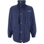 FILA - Magic Line Reversible Button & Zip-Up Jacket 1990s Large