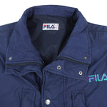 FILA - Magic Line Reversible Button & Zip-Up Jacket 1990s Large Vintage Retro