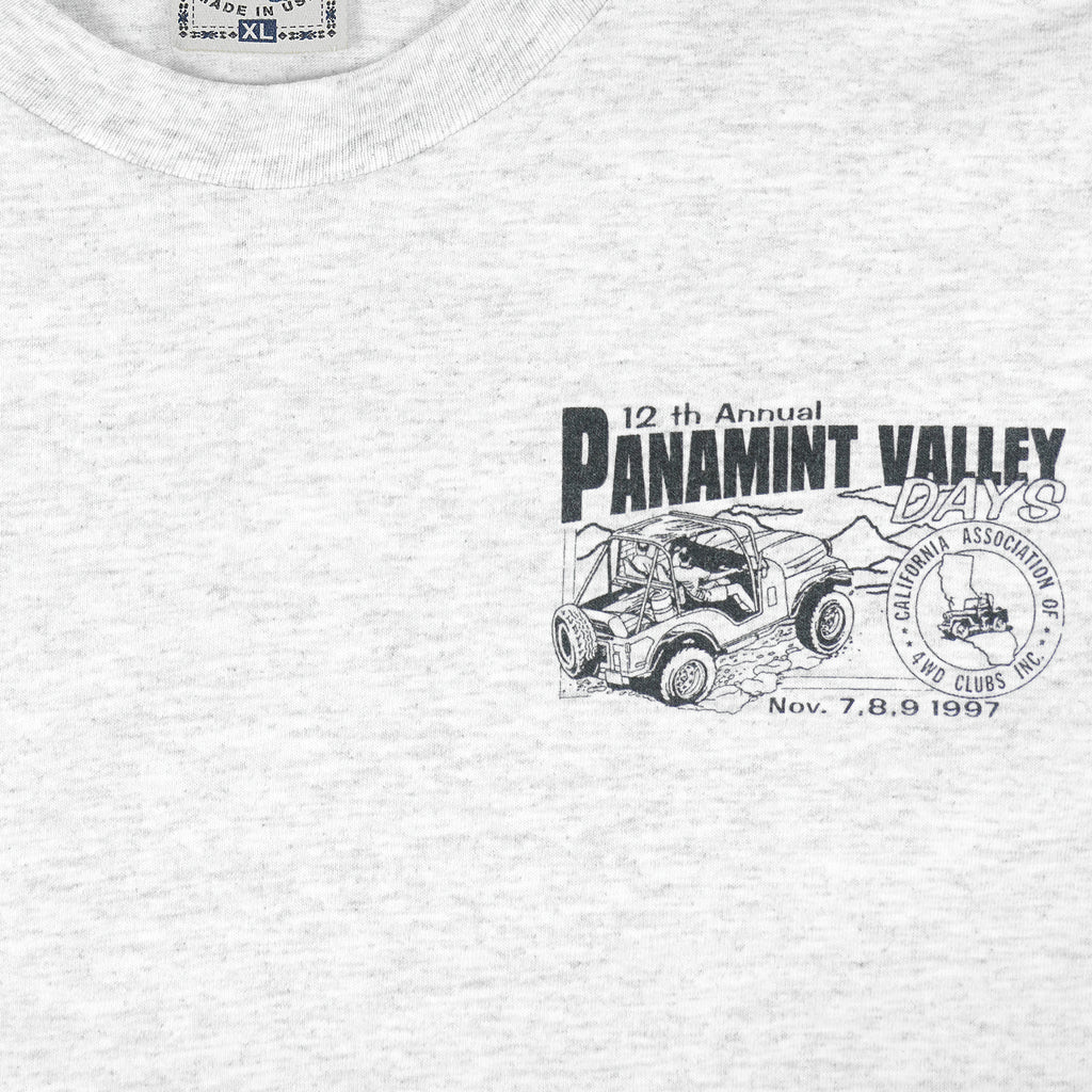 Vintage - Grey 12th Annual Panamint Valley Days T-Shirt 1997 X-Large Vintage Retro