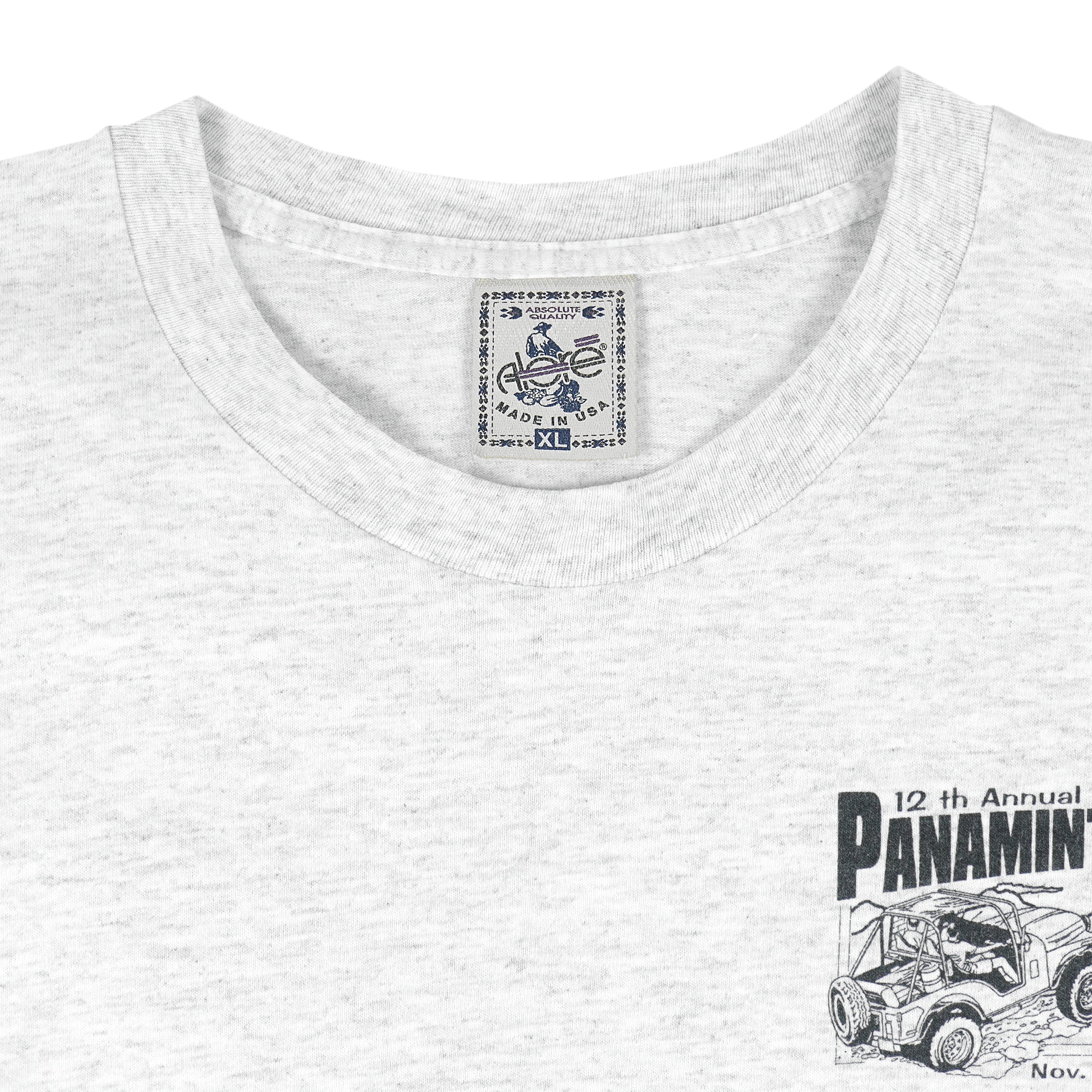 Vintage - Grey 12th Annual Panamint Valley T-Shirt 1997 X-Large Vintage Retro