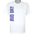 Budweiser - Bud Dry Single Stitch T-Shirt 1993 X-Large Vintage Retro