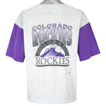 MLB (Artex) - Colorado Rockies Baseball Jersey 1993 X-Large Vintage Retro Baseball