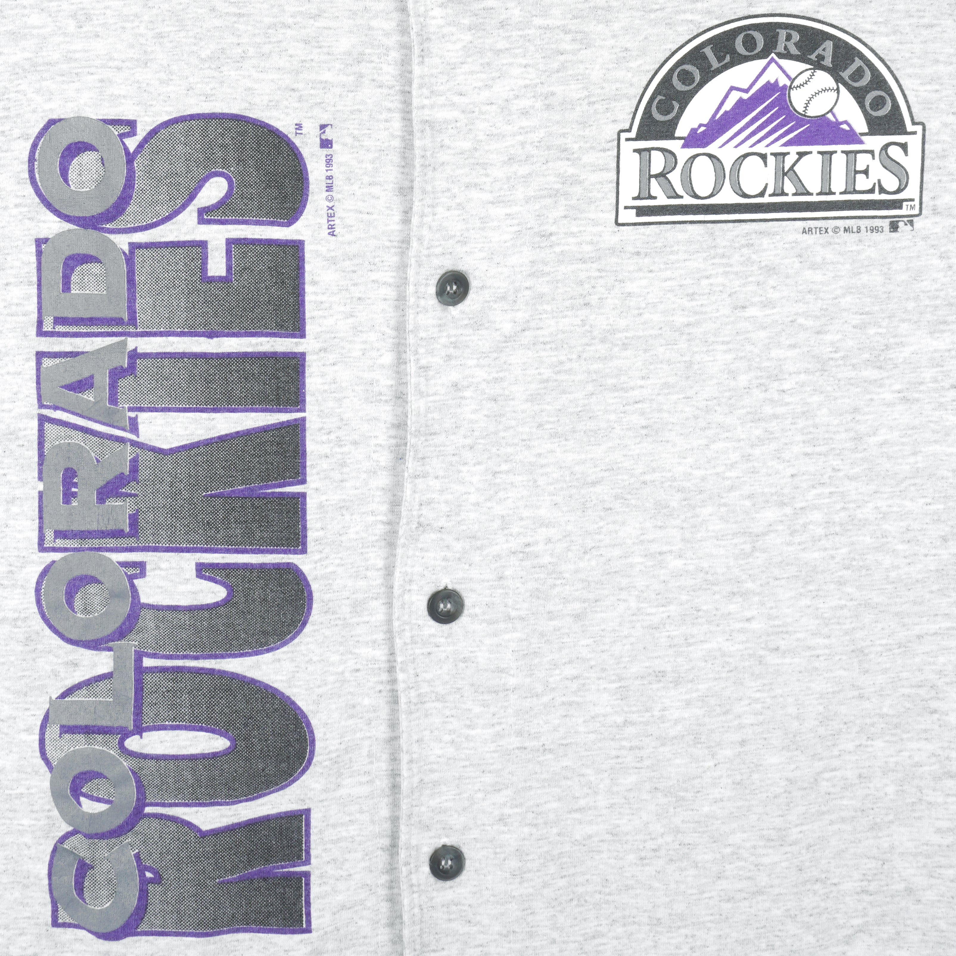 MLB (Artex) - Colorado Rockies Baseball Jersey 1993 X-Large Vintage Retro Baseball