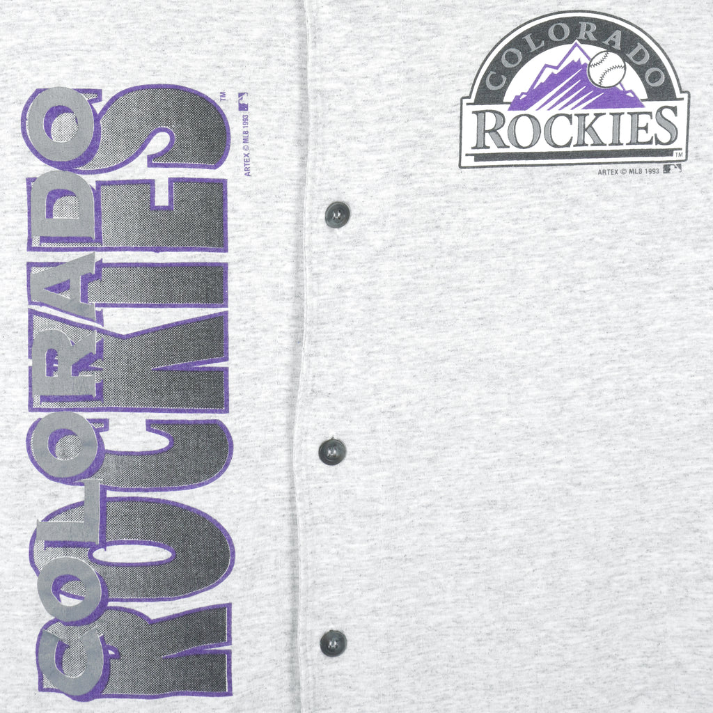 MLB (Artex) - Colorado Rockies Baseball Jersey 1993 X-Large Vintage Retro Baseball
