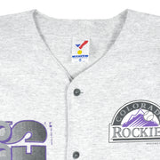 MLB (Artex) - Colorado Rockies Baseball Jersey 1993 X-Large Vintage Retro Baseball