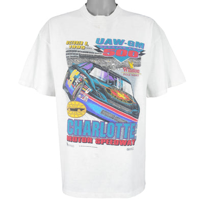 NASCAR - Charlotte Motor Speedy UAW-GM 500 Single Stitch T-Shirt 1995 Large