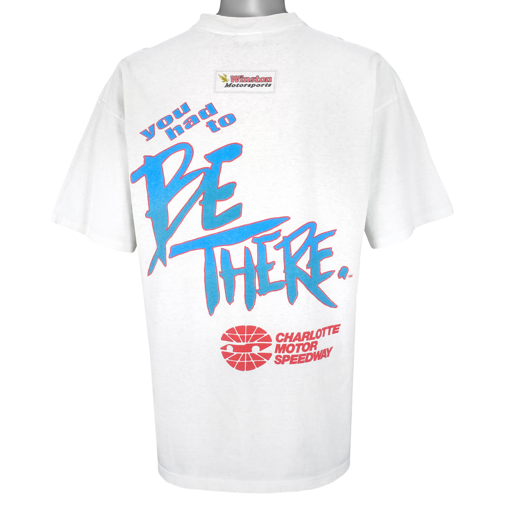NASCAR - Charlotte Motor Speedy Single Stitch T-Shirt 1995 Large Vintage Retro