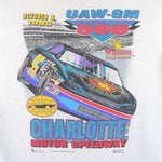 NASCAR - Charlotte Motor Speedy Single Stitch T-Shirt 1995 Large Vintage Retro