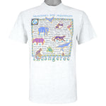 Vintage (Hanes) - Endangered Animals Monterey Bay Aquarium T-Shirt 1990s Medium