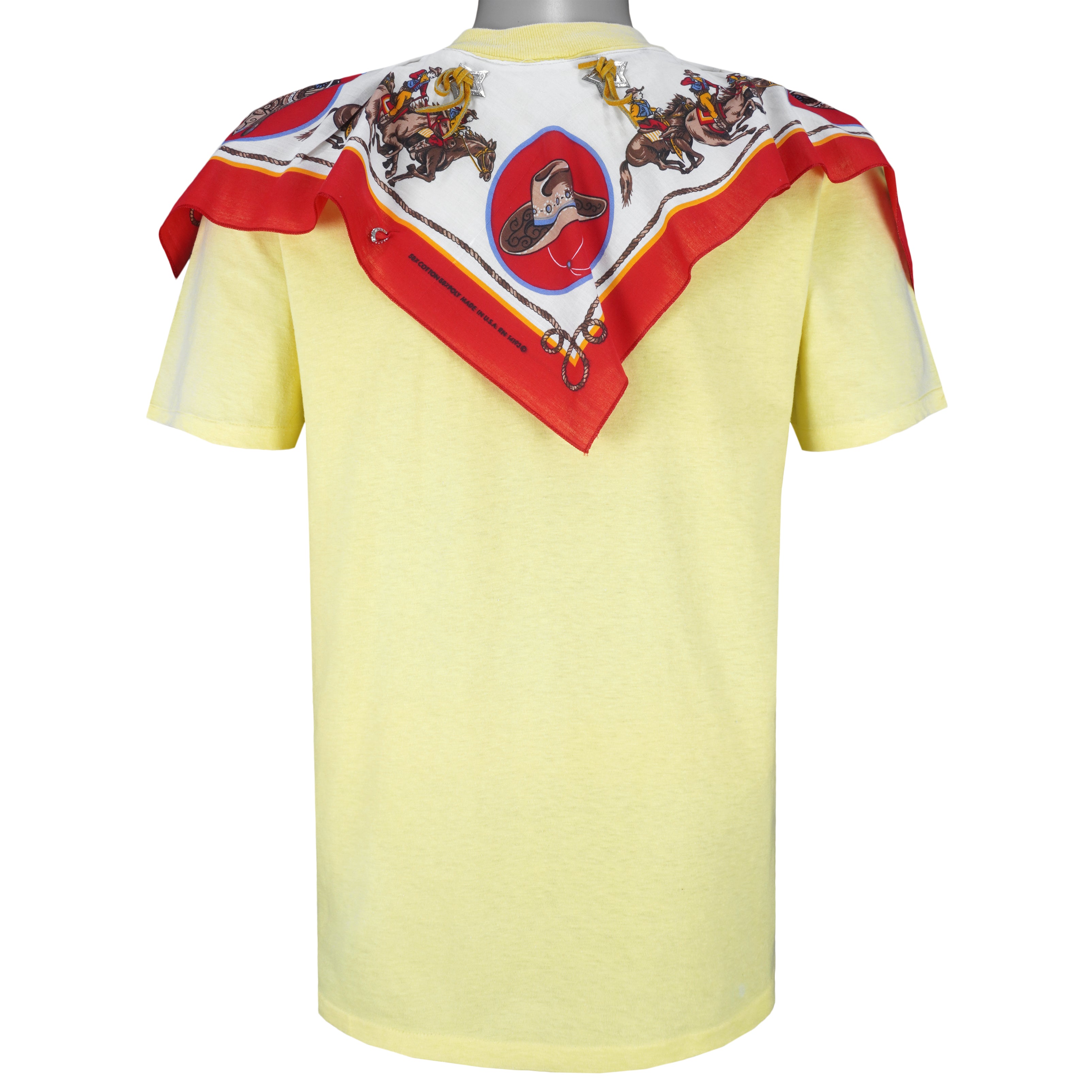Vintage (Sunbelt) - Collection Cowboy Single Stitch T-Shirt 1990s Large Vintage Retro