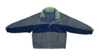 Nautica - Grey and Blue Reversible Fleece Lined Jacket 1990s Medium