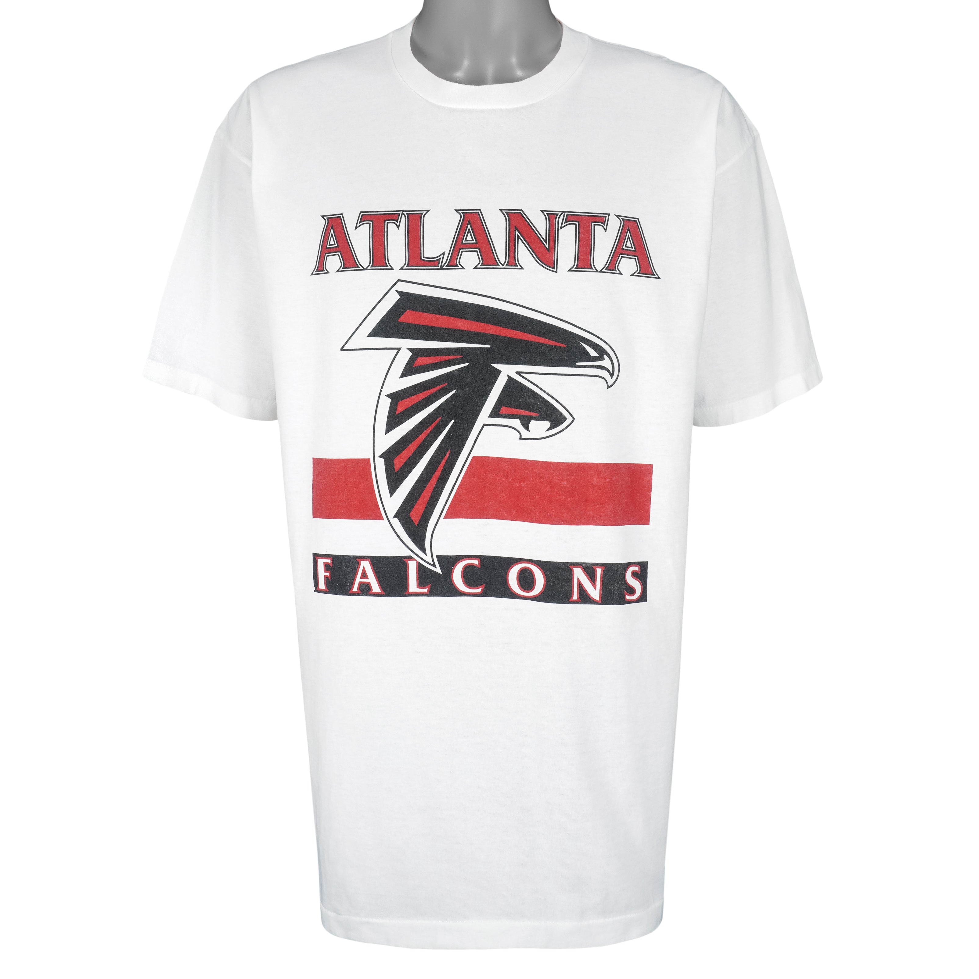 NFL (All Sport) - Atlanta Falcons Single Stitch T-Shirt 2004 Vintage Retro Football