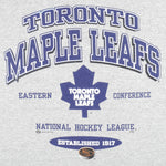 NHL (Bulletin) - Toronto Maple Leafs Crew Neck Sweatshirt 1990s X-Large Vintage Retro Hockey