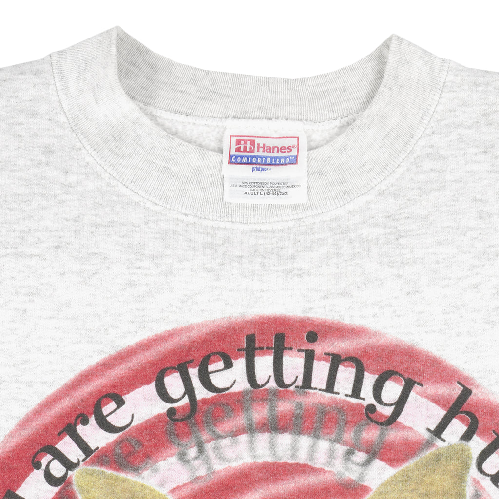 Vintage (Hanes) - Tago Bell You Are Getting Very Hungry Crew Neck Sweatshirt 1996 Large
