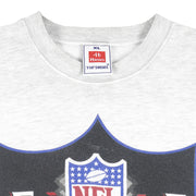 NFL (Hanes) - Europe Crew Neck Sweatshirt 1990s X-Large Vintage Retro Football