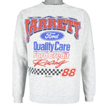 NASCAR (Tultex) - Dale Jarrett Racing By Ford Crew Neck Sweatshirt 1990s Large