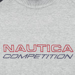 Nautica - Embroidered Turtleneck Sweatshirt 1990s Large Vintage Retro