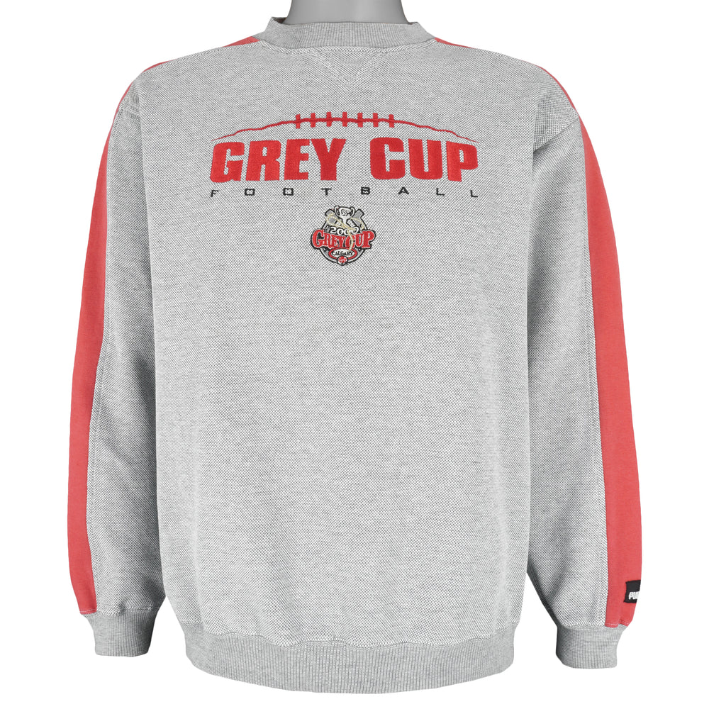 Puma - Calgary Grey Cup Football Crew Neck Sweatshirt 2000 Large Vintage Retro Football
